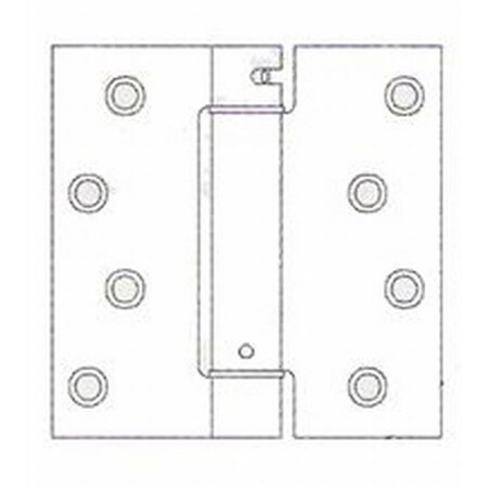 Bommer 4" X 4" Lube Bearing Full Mortise Square Corner Spring Hinge for Castlegate LB4362400604